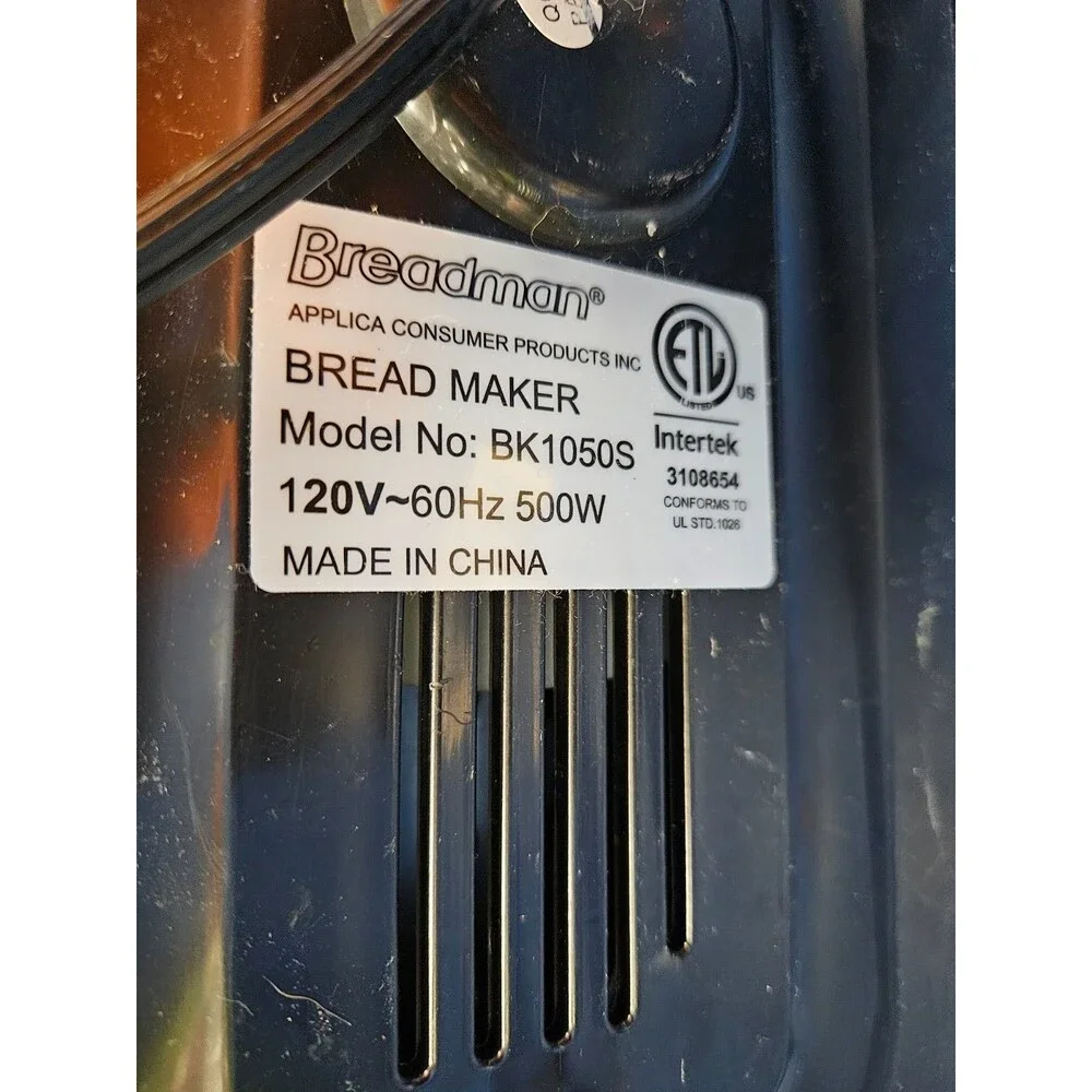 Breadman BK1050S Bread Machine PADDLE Kneading Blade Replacement Part Maker